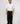 man wearing journey of curves unisex black trousers front view design