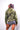 girl wearing all eyes on you hoodie - back side view