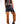 girl wearing dual tone unisex trousers back side design