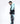 man wearing messy heads unisex co-ord oversize jacket & hoodies side view design