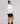 girl wear white color array of thoughts unisex bomber jacket side view