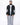man wearing jade black monster unisex jacket standing - front view design